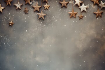 Wall Mural - snow falling in the ground