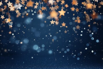 Wall Mural - christmas background with snowflakes