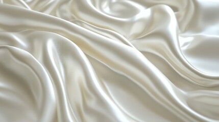 Sticker - Creamy Silk Fabric Texture: Elegant and Smooth Background