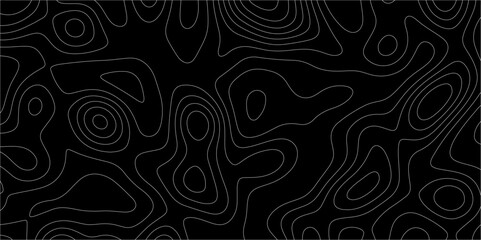 Wall Mural - Abstract lines background. Contour maps. Vector illustration. The stylized height of the topographic map contour in lines and contours isolated on transparent. technology topo landscape grid map text