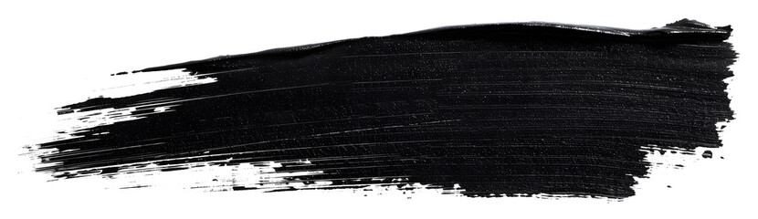 Wall Mural - black marker paint texture isolated on white background