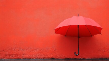 Wall Mural - umbrella with copy space -