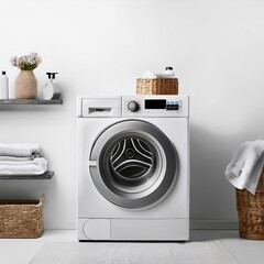 washing machine white background 