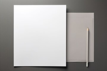 Canvas Print - Paper white simplicity document.