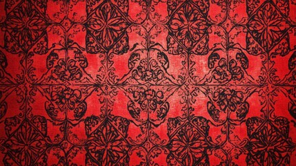 red pattern