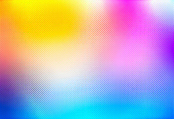 Wall Mural - Gradient particle texture background, colorful halftone gradient background