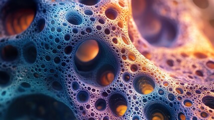 Wall Mural - intricate abstract fractal pattern: a close-up look