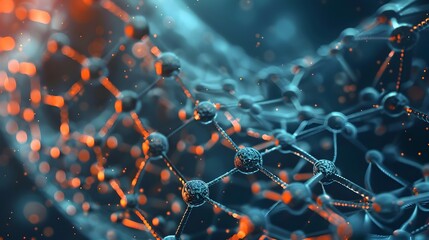 Wall Mural - nanotechnology innovations in regenerative medicine creating nanoscale scaffolds for tissue engineer
