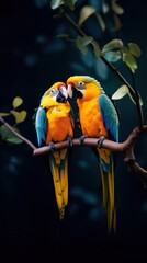 Poster - A couple parrot animal bird wildlife.