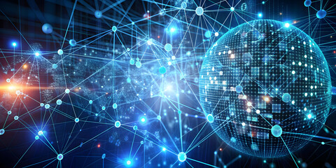 Creative digital network with coding elements , technology, code, network, innovation, coding, digital, programming