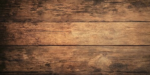 Canvas Print - Rustic Wooden Background with Dark Brown Tones