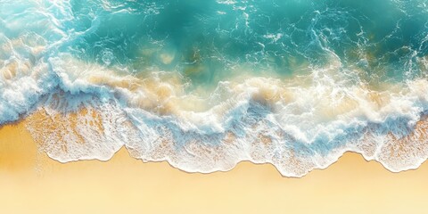 Wall Mural - Scenic Beach with Turquoise Water and White Sand