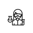 © Elida - scientist in laboratory icon