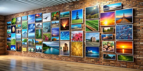 A picture on a wall informative Vibrant engaging Generative AI