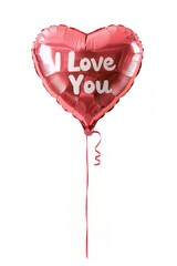 Poster - Heart-shaped balloon with message