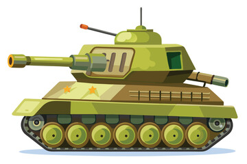 Tank vector illustration isolated on a white background