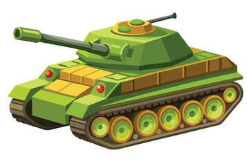 Tank vector illustration isolated on a white background