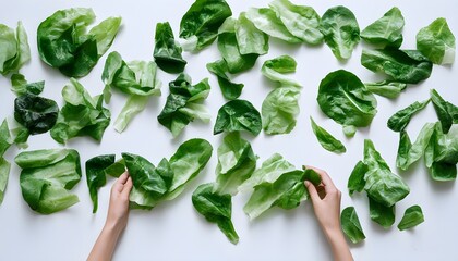 Joyful young woman preparing a fresh salad in a bright, welcoming kitchen