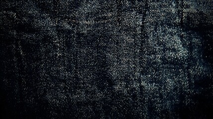 Smooth Dark Wash Denim Texture with Clean Copy Space for Fashion Branding and Promotional Banners