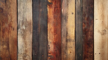 A detailed close up of rustic wooden planks showcases their rich textures and natural grains emphasizing the allure of weathered wood