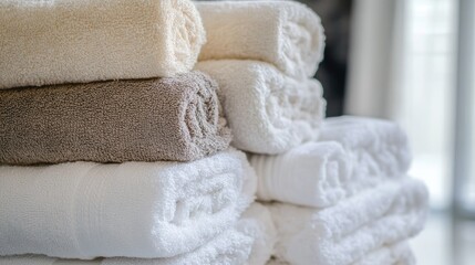 Freshly laundered towels emit a clean scent