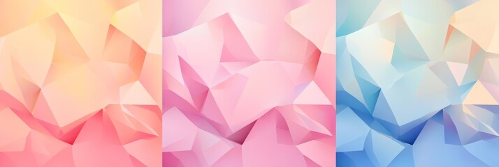 Canvas Print - For more abstract geometric backgrounds, please check the Abstract Polygonal Backgrounds collection.