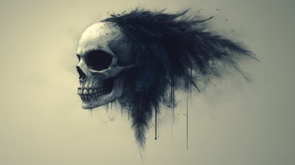 Wall Mural - Skeleton Skull