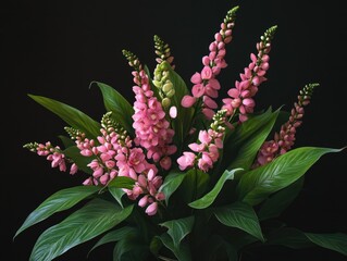 Poster - Pink Flowers on Table