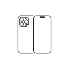 Wall Mural - smartphone icon. gadget symbol modern, simple, vector, icon for website design, mobile app, ui. vect