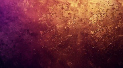 Dark purple and cherry gold background. Vintage style gradient background with place to text. Suitable for halloween and autumn themes. AI generated