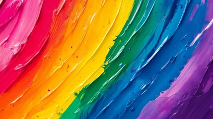 Wall Mural - Rainbow color
