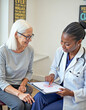 © ROKA Creative - 'Senior Woman in Discussion with Healthcare Professional