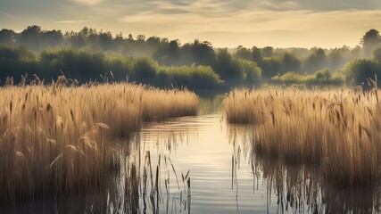 Wall Mural - reeds