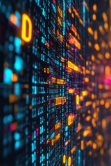 Wall Mural - illustration of data download 