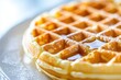 © shobakhul - A waffle with syrup on top of it, generative ai image