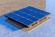 © Thanyarat - A minimalist solar cell design on a clean surface, highlighting the simplicity and efficiency of renewable technology