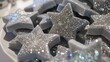 © Olya Fedorova - Abstract background of silver stars