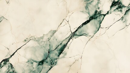 Wall Mural - Green and White Marble, Marbled, Abstract Image, Texture, Pattern Background, Wallpaper, Cover and Screen for Smartphone, PC, Laptop, 9:16 and 16:9 Format