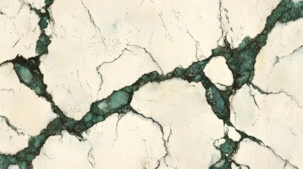 Wall Mural - Green and White Marble, Marbled, Abstract Image, Texture, Pattern Background, Wallpaper, Cover and Screen for Smartphone, PC, Laptop, 9:16 and 16:9 Format