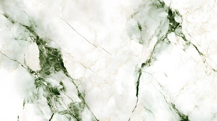 Wall Mural - Green and White Marble, Marbled, Abstract Image, Texture, Pattern Background, Wallpaper, Cover and Screen for Smartphone, PC, Laptop, 9:16 and 16:9 Format