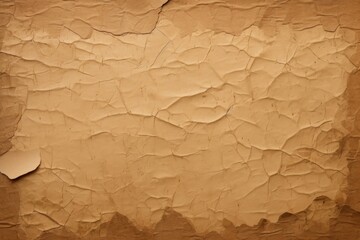 Poster - Brown torn paper architecture backgrounds texture.