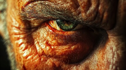 Poster - Close-up of an Angry Man's Eye