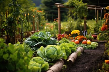 Wall Mural - Vegetable garden outdoors nature plant.