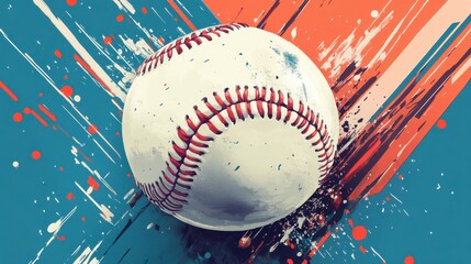 graphic baseball concept 