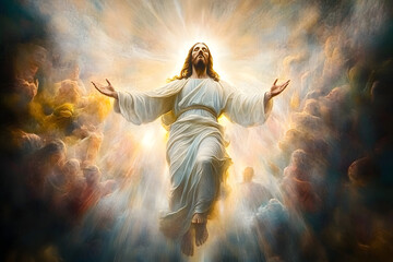 Wall Mural - The Glorious Ascension of Jesus Christ