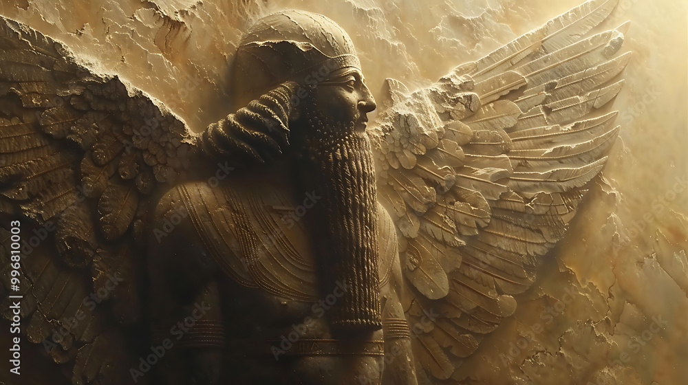 Fotografie Ancient Sumerian Gods old anunnaki structure of Anunnaki ...