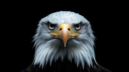 Wall Mural - Close Up of an American Bald Eagle