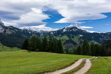 Wall Mural - Autumn trekking in Alta Badia