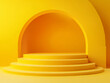 © Thinudi Art - A yellow podium