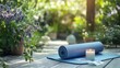 © Naturalis - Peaceful Outdoor Yoga Practice in a Serene Garden Sanctuary